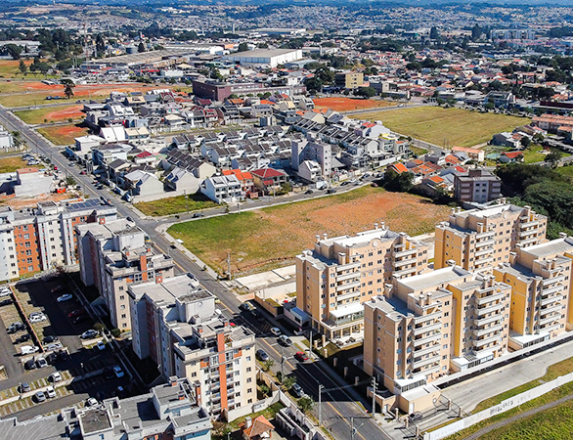 Vista aérea dos imóveis em Curitiba no Neoville