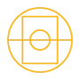 Quadra esportiva integrada ao espaço de churrasqueira e playground 2